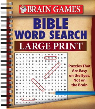 Book Brain Games Bible Word Search LP Ltd Publications International