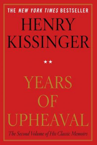 Kniha Years of Upheaval Henry Kissinger