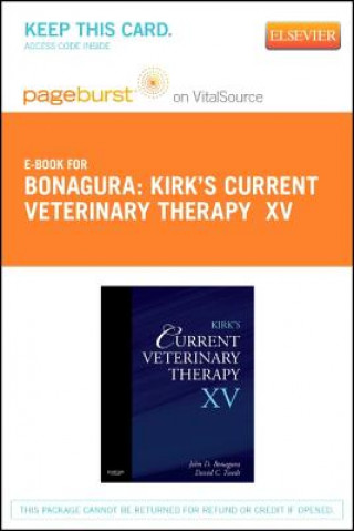 Carte Kirk's Current Veterinary Therapy XV - Pageburst E-Book on Vitalsource (Retail Access Card) John D. Bonagura