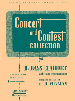Book CONCERT & CONTEST COLLECTION BAS CLARINE H. Voxman