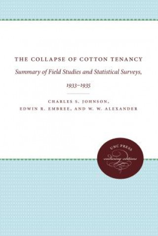Carte Collapse of Cotton Tenancy Charles S. Johnson