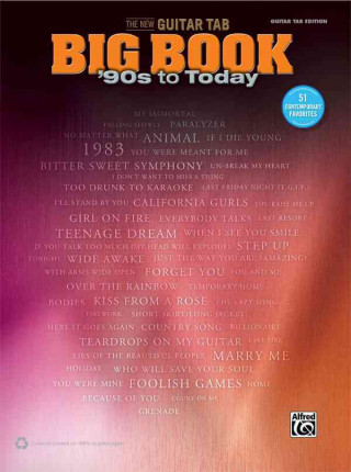 Libro The New Guitar Tab Big Book: '90s to Today Alfred Publishing