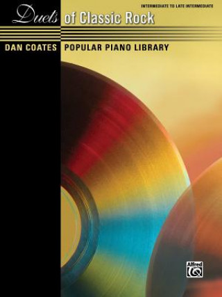 Carte Dan Coates Popular Piano Library -- Duets of Classic Rock Dan Coates