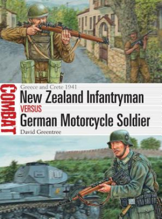 Carte New Zealand Infantryman vs German Motorcycle Soldier David Greentree