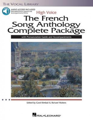 Könyv The French Song Anthology Complete Package - High Voice: Book/Pronunciation Guide/Accompaniments High Voice, Book with Online Audio Richard Walters