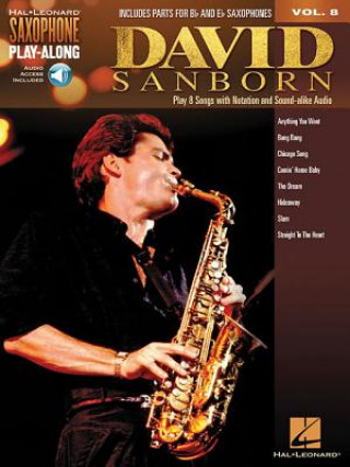 Carte David Sanborn: Saxophone Play-Along Volume 8 David Sanborn