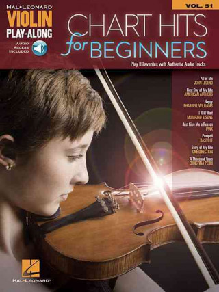 Книга Chart Hits for Beginners: Violin Play-Along Volume 51 Hal Leonard Publishing Corporation