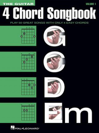 Książka Guitar 4-Chord Songbook G-C-D-Em Hal Leonard Publishing Corporation