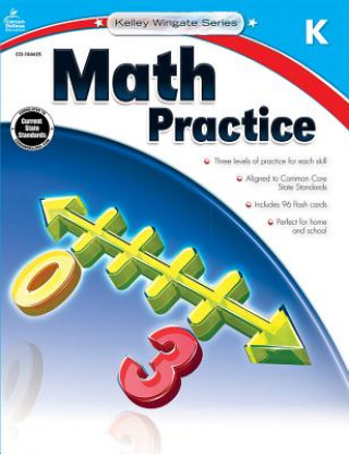 Książka Math Practice, Kindergarten Carson-Dellosa Publishing