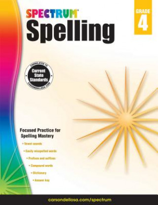 Könyv Spectrum Spelling, Grade 4 Spectrum