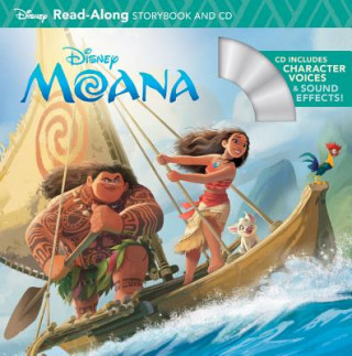 Książka Moana Read-Along Storybook & CD Disney Storybook Art Team