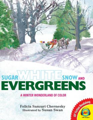 Carte Sugar White Snow and Evergreens Felicia Sanzari Chernesky
