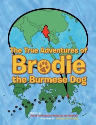Kniha True Adventures of Brodie the Burmese Dog Anna Fernandez Valencia De Hetrick
