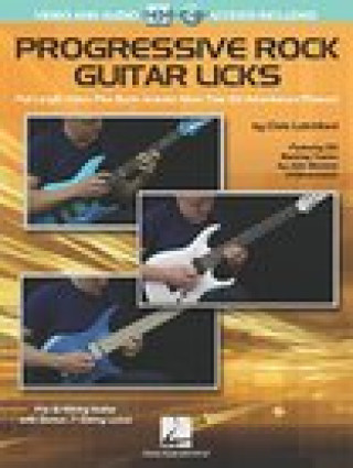 Kniha Progressive Rock Guitar Licks Chris Letchford
