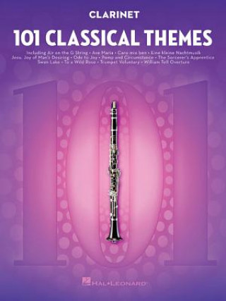Könyv 101 Classical Themes for Clarinet Hal Leonard Publishing Corporation