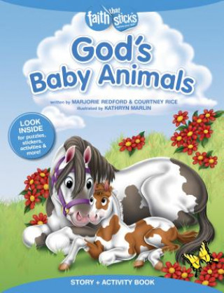 Книга God's Baby Animals Story + Activity Book Margorie Redford