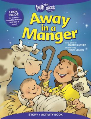 Libro Away in a Manger Story + Activity Book Martin Luther