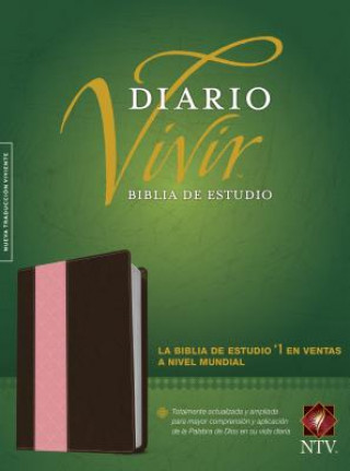 Kniha Biblia de estudio del diario vivir NTV (Letra Roja, SentiPiel, Cafe/Rosa) Tyndale House Publishers