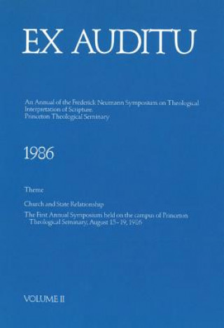 Carte Ex Auditu - Volume 02: An International Journal for the Theological Interpretation of Scripture Thomas W. Gillespie