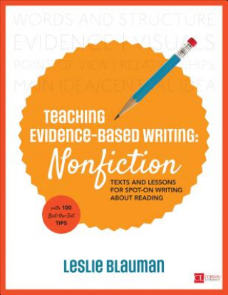 Kniha Teaching Evidence-Based Writing: Nonfiction Leslie A. Blauman