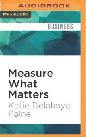 Audio Measure What Matters: Online Tools for Understanding Customers, Social Media, Engagement, and Key Relationships Katie Delahaye Paine