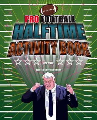 Kniha Pro Football Halftime Activity Book Dan Cuison