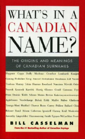 Kniha What's in a Canadian Name? Bill Casselman