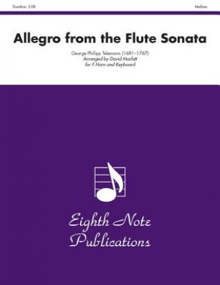 Książka Allegro from the Flute Sonata Georg Philipp Telemann