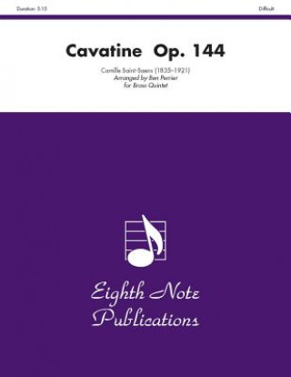 Könyv Cavatine, Op. 144: Trombone Feature, Score & Parts Camille Saint-Saens