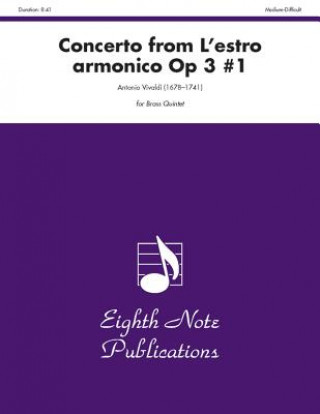 Carte Concerto (from L'Estro Armonico, Op 3 #1): Score & Parts Antonio Vivaldi
