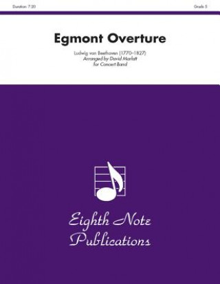 Livre Egmont Overture: Conductor Score & Parts Ludwig Van Beethoven