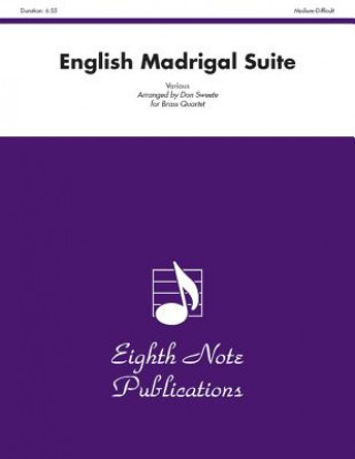Kniha English Madrigal Suite: Score & Parts Don Sweete