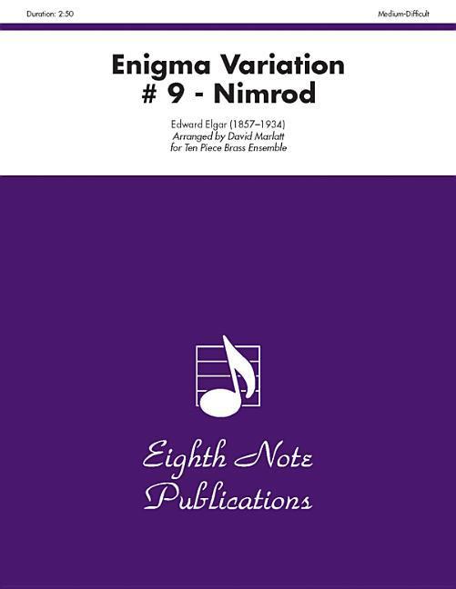 Knjiga Enigma Variation #9 - Nimrod: Score & Parts Edward Elgar