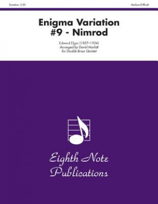 Könyv Enigma Variation #9 - Nimrod: Score & Parts Edward Elgar