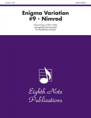 Livre Enigma Variation #9 - Nimrod: Score & Parts Edward Elgar