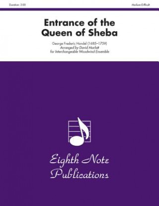 Livre Entrance of the Queen of Sheba: Score & Parts George Frideric Handel