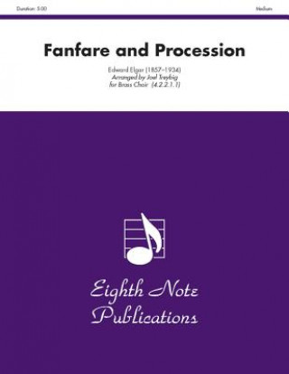 Könyv Fanfare and Procession: Score & Parts Edward Elgar