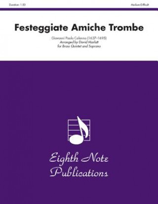 Βιβλίο Festeggiate Amiche Trombe: Score & Parts Giovanni Paolo Colonna