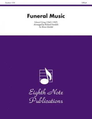Könyv Funeral Music: Score & Parts Edvard Grieg