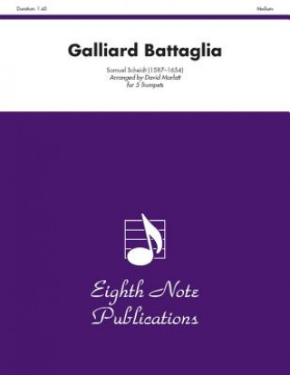 Carte Galliard Battaglia: Score & Parts Samuel Scheidt