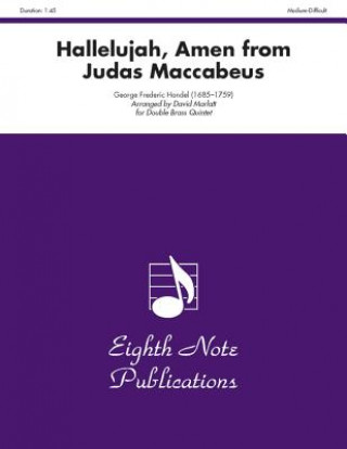 Könyv Hallelujah, Amen (from Judas Maccabeus): Score & Parts George Frideric Handel