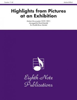 Livre Highlights (from Pictures at an Exhibition): Score & Parts Modest Mussorgsky