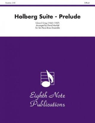 Carte Holberg Suite (Prelude): Score & Parts Edvard Grieg