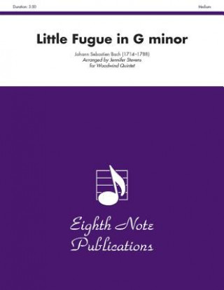 Book Little Fugue in G Minor: Score & Parts Johann Sebastian Bach