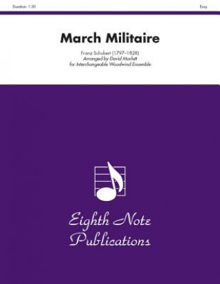 Kniha March Militaire: Score & Parts Franz Schubert