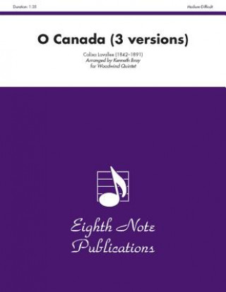 Kniha O Canada (3 Versions): Score & Parts Calixa Lavall E.