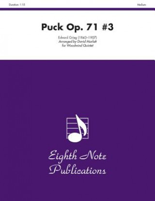 Kniha Puck, Op. 71 #3: Score & Parts Edvard Grieg