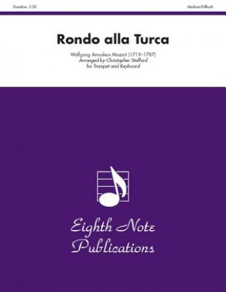 Kniha Rondo Alla Turca Wolfgang Amadeus Mozart