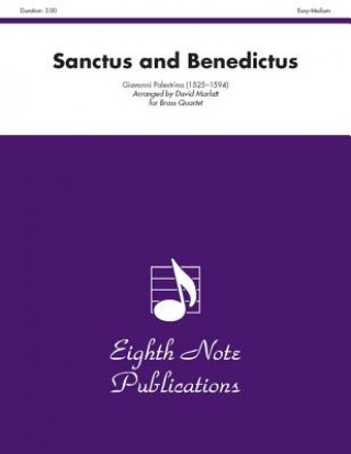 Könyv Sanctus and Benedictus: Score & Parts Giovanni Pierluigi Da Palestrina