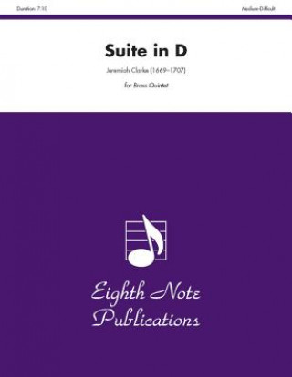 Carte Suite in D: Score & Parts Jeremiah Clarke